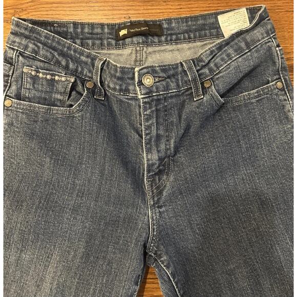 Levi’s Jeans Women Blue 30x32 Mid Rise Skinny Designs On Back Pockets - Picture 4 of 15